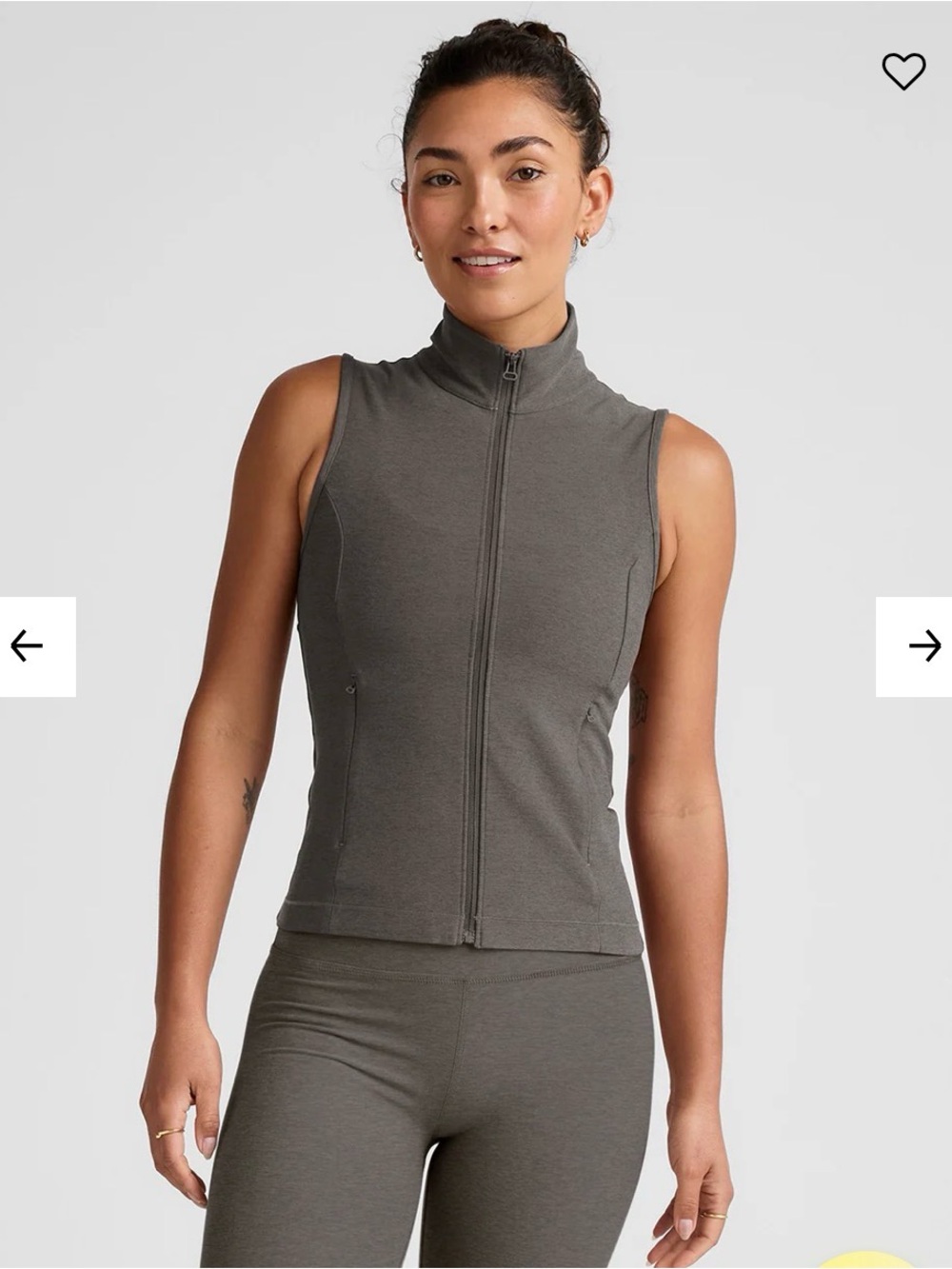 Beyond Yoga Venice zip vest